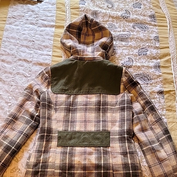 Billabong Plaid Peacoat, Sz XS - Picture 8 of 8
